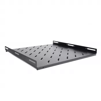RACKTEL RL-P800S 1U 19-inch fiksuota lentyna gylis 800 mm, apkrova 80 kg, juoda