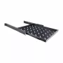 RACKTEL RL-P800W 1U 19 colių ištraukiama lentyna 800 mm gylio stovui, 50 kg talpa, juoda