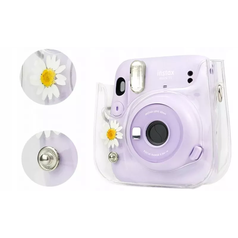 LOVEINSTANT 8-in-1 Accessory Bundle for Fujifilm Instax Mini 11 - Dried Chamomile Design