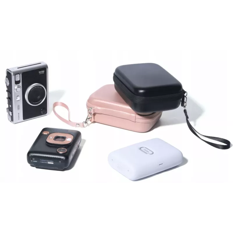 LOVEINSTANT Apsauginis dėklas Fujifilm Instax Mini Evo / Mini Liplay / Mini Link - Rožinis auksas