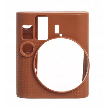 LOVEINSTANT Silikoninis apsauginis dėklas, skirtas Fujifilm Instax Mini 41 - Ruda spalva