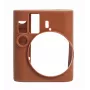 LOVEINSTANT Silikoninis apsauginis dėklas, skirtas Fujifilm Instax Mini 41 - Ruda spalva