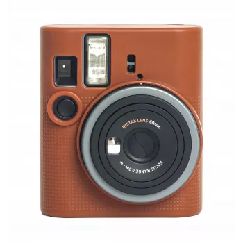 LOVEINSTANT Silikoninis apsauginis dėklas, skirtas Fujifilm Instax Mini 41 - Ruda spalva