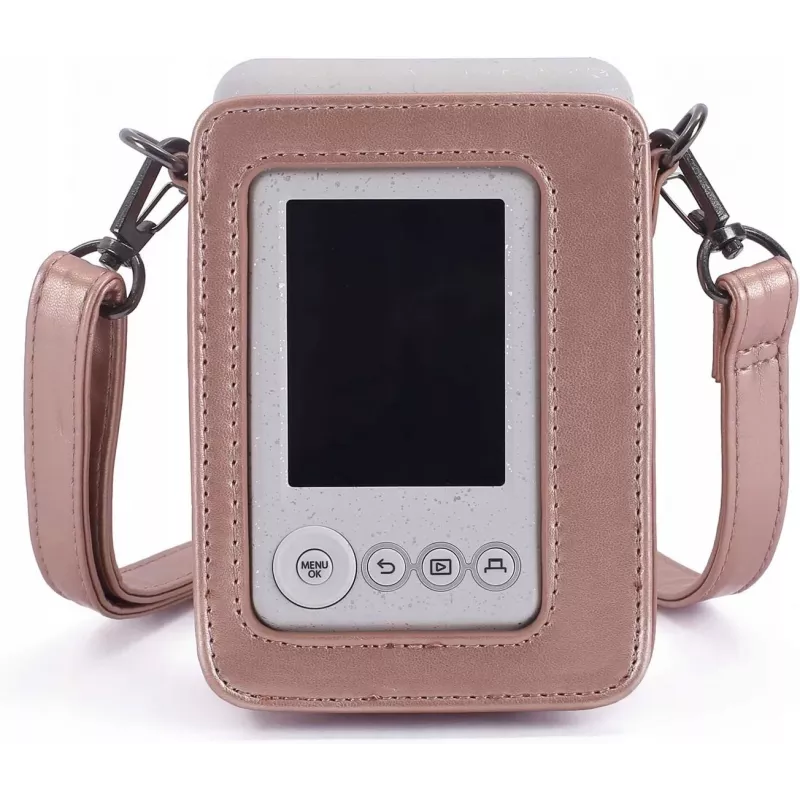 LOVEINSTANT Protective Case for Fujifilm Instax Mini LiPlay - Glossy Pink