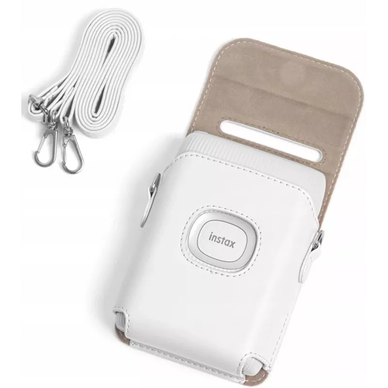 LOVEINSTANT Apsauginis dėklas, skirtas Fujifilm Instax Mini Link 2 - Baltas