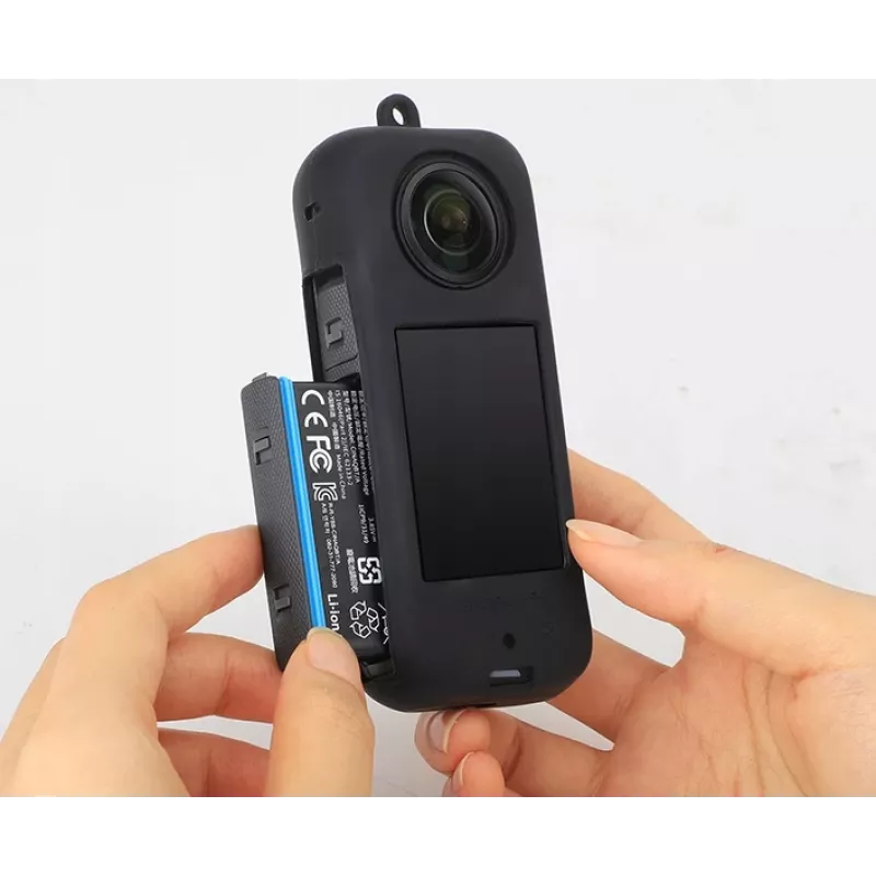SUNNYLIFE Silicone Protective Case for Insta360 X3 - Black