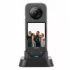 SUNNYLIFE Mini Tripod / Handheld Grip, skirta Insta360 X3 - Juoda