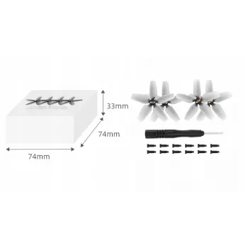 SUNNYLIFE Propeller Set 4 pcs for DJI Avata / Red / 2925s-2-r