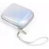 LOVEINSTANT Sparkle Silver PU Leather Case for Fujifilm Instax Mini Evo / Mini Liplay / Mini Link