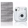 LOVEINSTANT Fotoalbumas Fuji Instax Mini 96 nuotraukoms - Juodas PU odos viršelis, 48 puslapiai, po 2 nuotraukas puslapyje - Suderinamas su Instax Mini 40, 12, 11, 10, 9, 8, Evo, Liplay, Link
