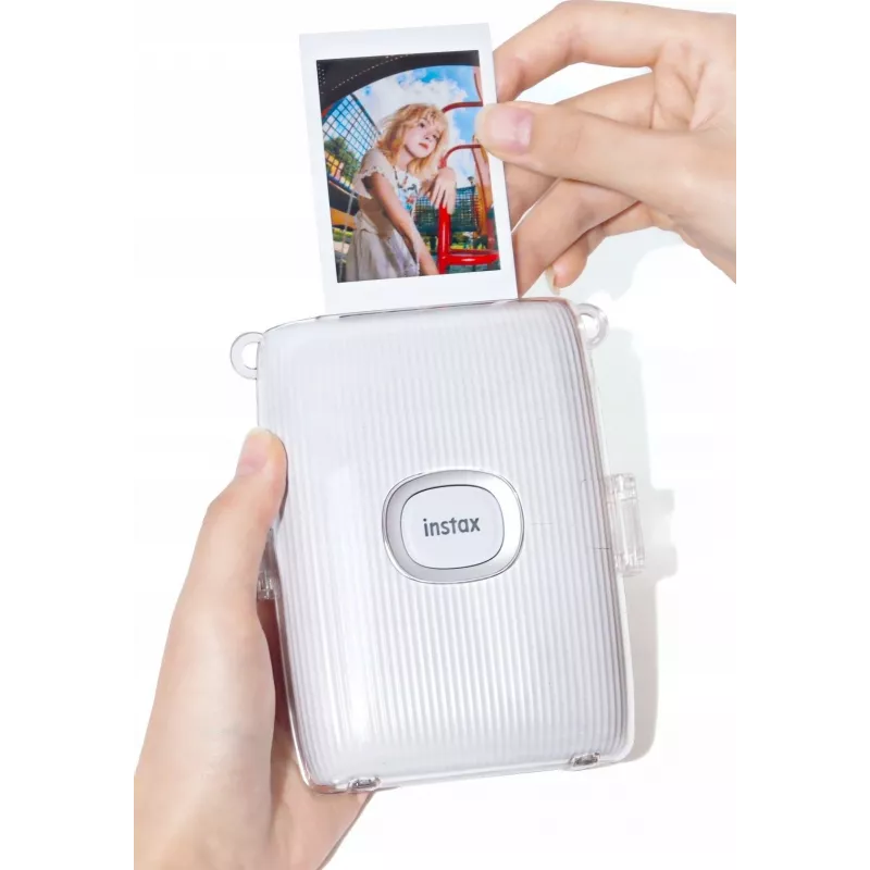 LOVEINSTANT Skaidrus Kietas Apsauginis Dėklas Fujifilm Instax Mini Link 2