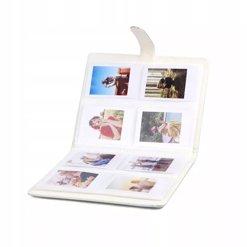 LOVEINSTANT Fotoalbumas, skirtas Fujifilm Instax Mini 40 12 11 9 8 7 Evo LiPlay Link, 128 nuotraukoms, mėlynas