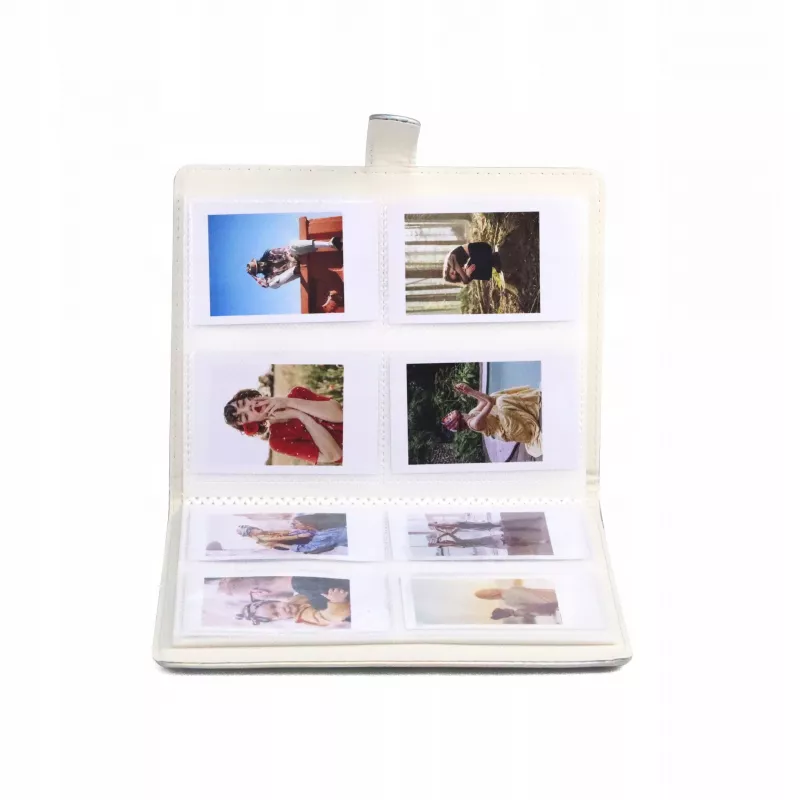 LOVEINSTANT Fotoalbumas, skirtas Fujifilm Instax Mini 40 12 11 9 8 7 Evo LiPlay Link, 128 nuotraukoms, mėlynas