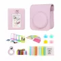 LOVEINSTANT 8-in-1 Accessory Kit for Fujifilm Instax Mini 12 - Pink
