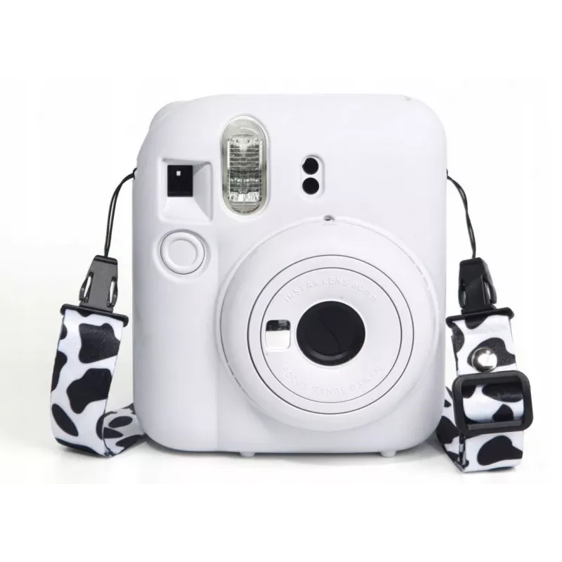 LOVEINSTANT Silicone Protective Case for Fujifilm Instax Mini 12 - White
