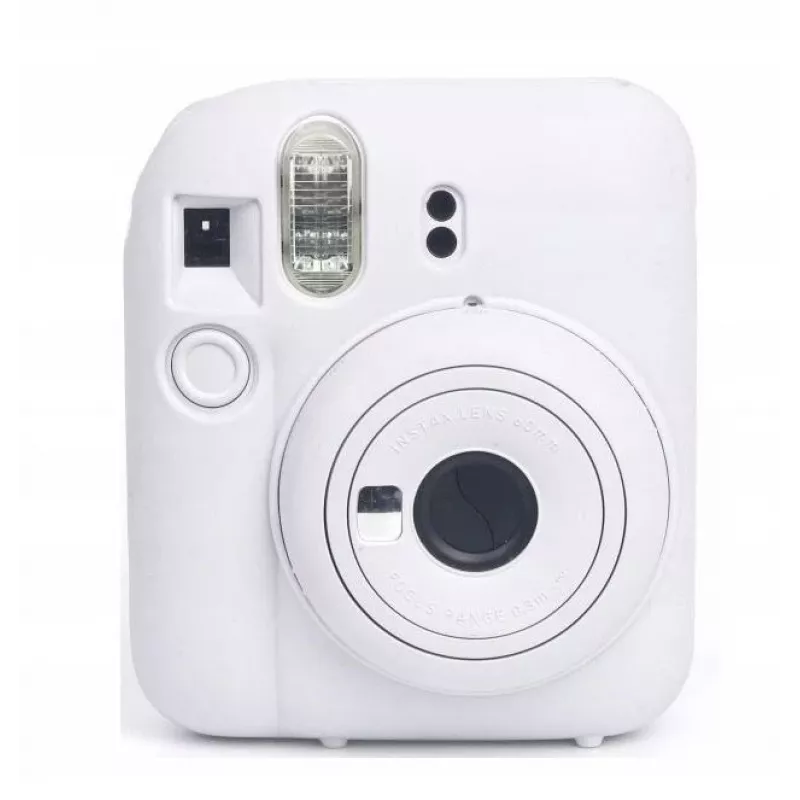 LOVEINSTANT Silicone Protective Case for Fujifilm Instax Mini 12 - White