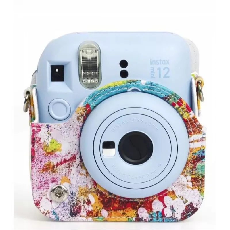 LOVEINSTANT Dėklas Fujifilm Instax Mini 12, Spalvoti Taškeliai