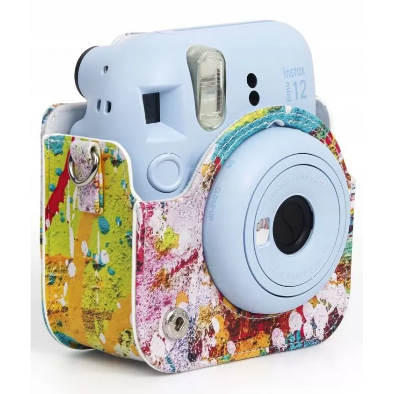 LOVEINSTANT Dėklas Fujifilm Instax Mini 12, Spalvoti Taškeliai