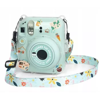 LOVEINSTANT Dėklas, skirtas Fujifilm Instax Mini 12 su lipdukais / Holiday Time