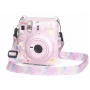 LOVEINSTANT Dėklas Fujifilm Instax Mini 12 su lipdukais - Jogurto Zuikis
