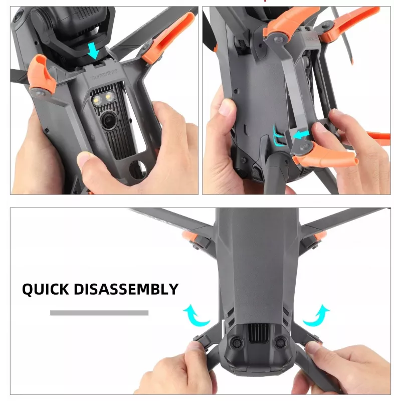 SUNNYLIFE Landing Gear Extenders for DJI Mavic 3 Pro - Pilka (4 vnt.)
