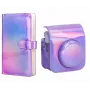 LOVEINSTANT Dėklas ir Fotoalbumas, skirtas Fujifilm Instax Mini 12 + 96 nuotraukų albumas / Sparkle Purple