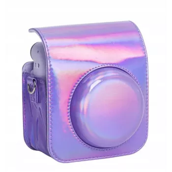 LOVEINSTANT Dėklas ir Fotoalbumas, skirtas Fujifilm Instax Mini 12 + 96 nuotraukų albumas / Sparkle Purple