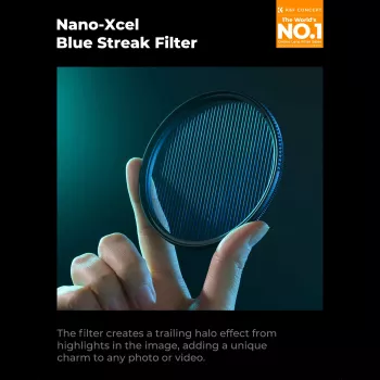 K&F Nano-X MRC Blue Streak Anamorphic Filtras 52mm