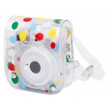 LOVEINSTANT Dėklas Fujifilm Instax Mini 12 - Spalvingi Taškeliai