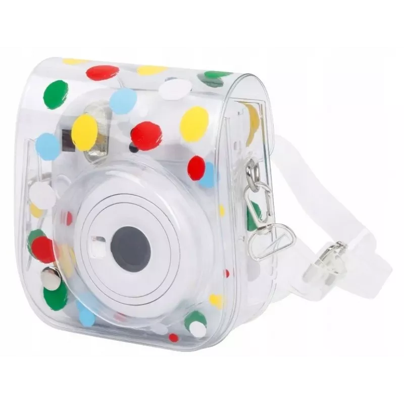 LOVEINSTANT Dėklas Fujifilm Instax Mini 12 - Spalvingi Taškeliai
