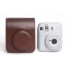 LOVEINSTANT Apsauginis Dėklas su Pečių Diržu, Skirtas Fujifilm Instax Mini 12 - Ruda