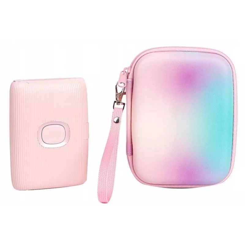 LOVEINSTANT Protective Case for Fujifilm Instax Mini Evo / Liplay / Square SQ Link / Link 2 SE, Multicolor Ombre