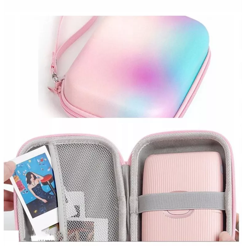 LOVEINSTANT Protective Case for Fujifilm Instax Mini Evo / Liplay / Square SQ Link / Link 2 SE, Multicolor Ombre