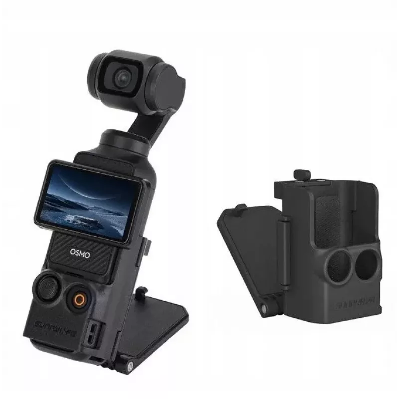 SUNNYLIFE Magnetinis laikiklis skirtas DJI Osmo Pocket 3 – vertikaliai ir horizontaliai – juodas