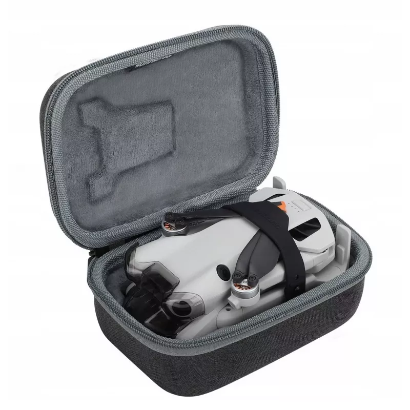 SUNNYLIFE Hard Case Carrying Bag for DJI Mini 4 Pro Drone, Black, N4P-B696-D