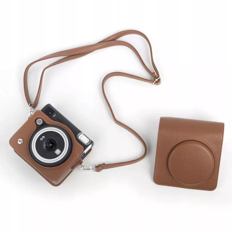 LOVEINSTANT Protective Case for Fujifilm Instax Square SQ40 - Brown