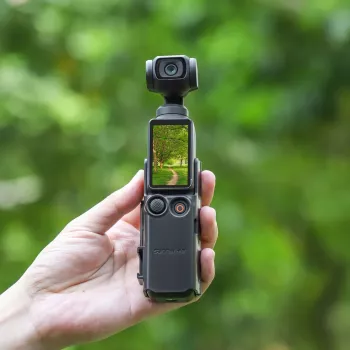 SUNNYLIFE Šoninis praplėtimo laikiklis, skirtas DJI Osmo Pocket 3 - suderinamas su GoPro - juodas