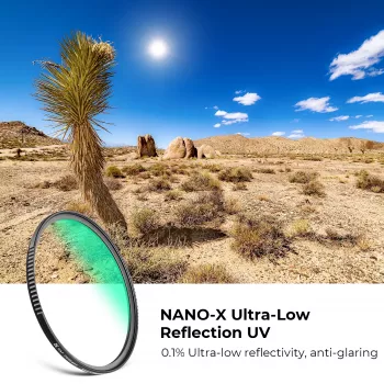 K&F Concept Nano-X MRC UV filtras 55 mm