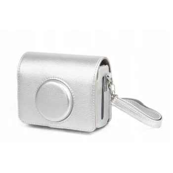 LOVEINSTANT Case Cover Pouch Bag for Fujifilm Instax Mini Evo / sidabrinis