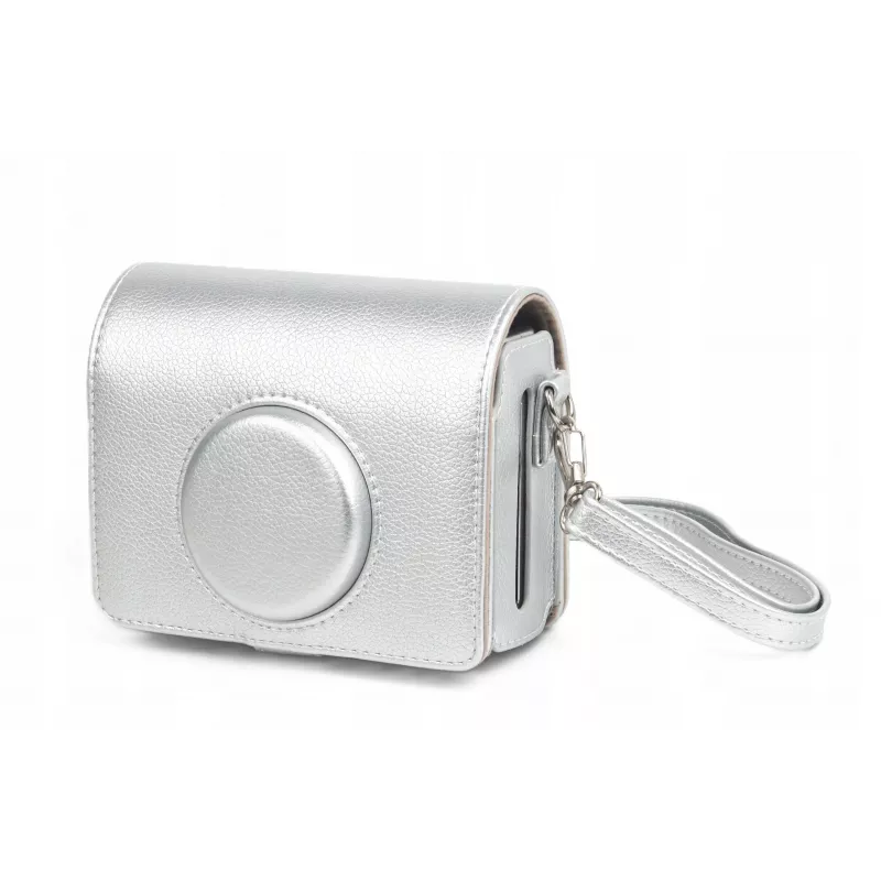 LOVEINSTANT Case Cover Pouch Bag for Fujifilm Instax Mini Evo / sidabrinis