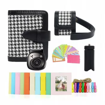 LOVEINSTANT 5-in-1 Aksesuarų rinkinys, skirtas Fujifilm Instax Pal – juodas