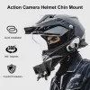 PULUZ Motorcycle Helmet Chin Mount for GoPro Hero 12 11 Mini 10 9 8 7 6 5 4 3+ Max - PU927B