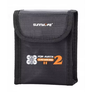 Sunnylife Fireproof Battery Safe Bag for DJI Avata 2 Battery (Holds 2 Batteries) AT2-DC782-2