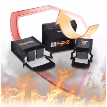 Sunnylife Fireproof Battery Safe Bag for DJI Avata 2 Battery (Holds 2 Batteries) AT2-DC782-2