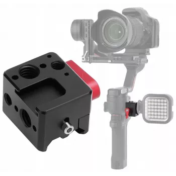SUNNYLIVE Mount Adapter 1/4 inch 3/8 inch ISO, skirta DJI Ronin RS3 / RS3 Pro / RS2 / RSC2