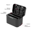 PULUZ USB dvigubas baterijų kroviklis, skirtas Insta360 X4 - PU999B