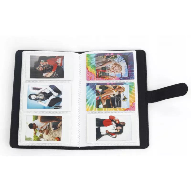 LOVEINSTANT Fotoalbumas 96 nuotraukoms, suderinamas su Fujifilm Instax Mini 99, 12, 40, 11, 9, Evo, LiPlay, Link – Tulpių dizainas