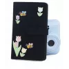 LOVEINSTANT Fotoalbumas 96 nuotraukoms, suderinamas su Fujifilm Instax Mini 99, 12, 40, 11, 9, Evo, LiPlay, Link – Tulpių dizainas