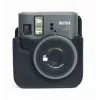 LOVEINSTANT Dėklas Fujifilm Instax Mini 41 fotoaparatui - Juoda PU oda, su petneša