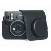 LOVEINSTANT Dėklas Fujifilm Instax Mini 41 fotoaparatui - Juoda PU oda, su petneša